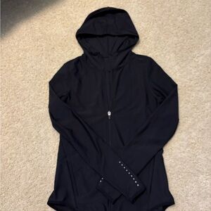 Old Navy Black Hooded Zip Up Size S